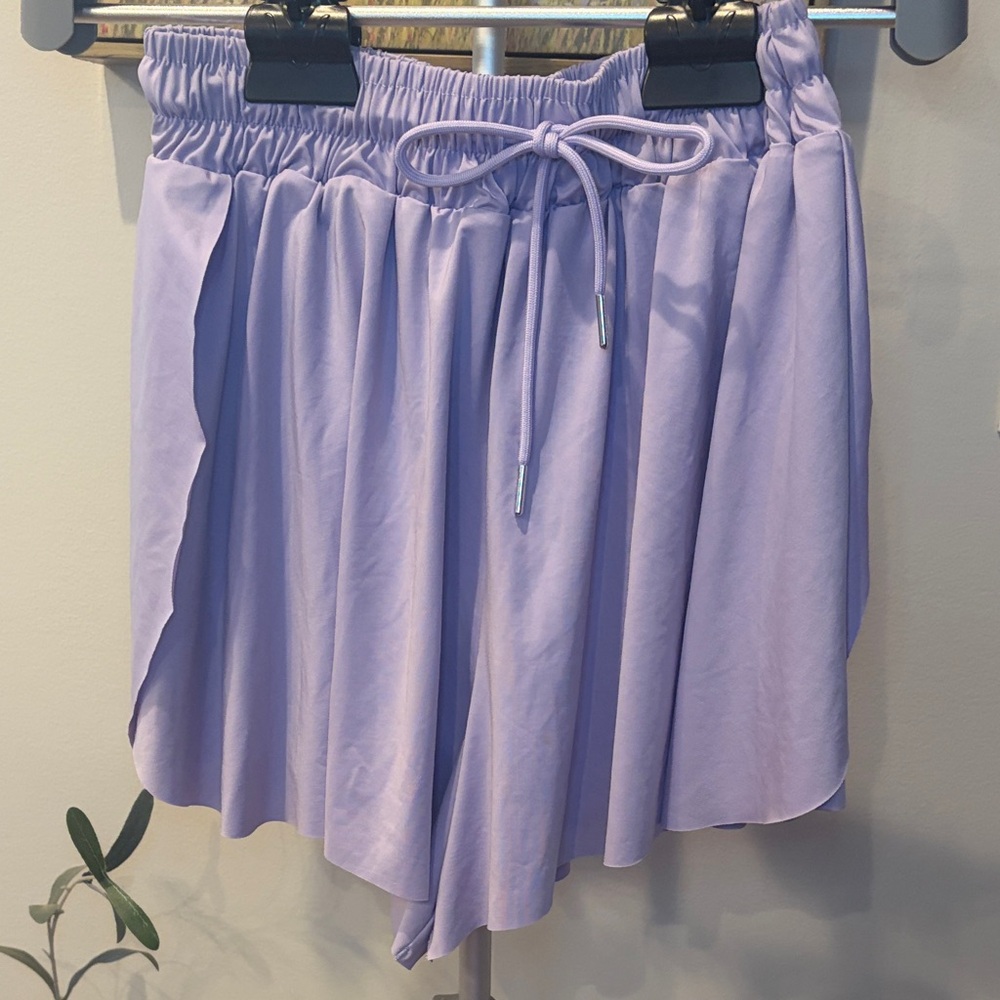 Women’s Love Tree Lavender Women's Athletic Butterfly Shorts small